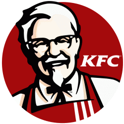 Menu for KFC