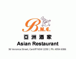 B.N.E Asian Restaurant Cardiff Menu