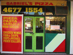 Gabriels Pizza Cafe Picton Menu