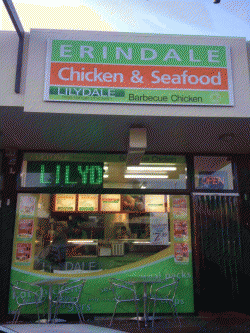 Erindale Chicken & Seafood Kensington Gardens Menu