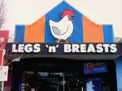 Legs 'N' Breasts Glenorchy Menu