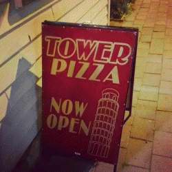 twin tower pizza menu