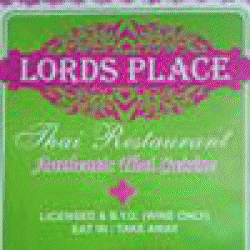 Lords Place Thai Restaurant Orange Menu