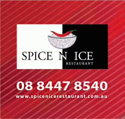 Spice N Ice Port Adelaide Menu