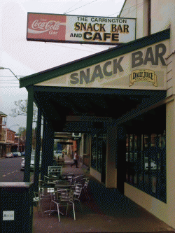 Carrington Street Snack Bar Adelaide Menu