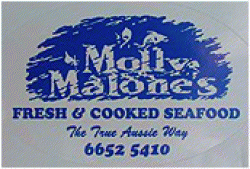 Molly Malone's Coffs Harbour Menu
