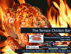 Terrace Chicken Bar Port Pirie Menu