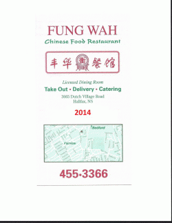 Fu Wah Chinese Restaurant Kalgoorlie Menu