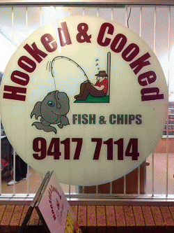Hooked And Cooked Fish And Chips Bibra Lake Menu