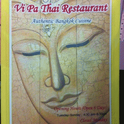 Vipa Thai Restaurant Myaree Menu