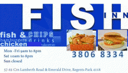 Fish Inn Fish & Chips Rocklea Menu