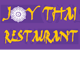Joy Thai Restaurant Holloways Beach Menu