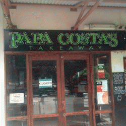 Papa Costa's Pizza Eli Waters Menu