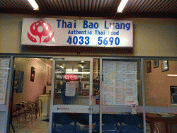 Thai Bao Luang Grange Menu