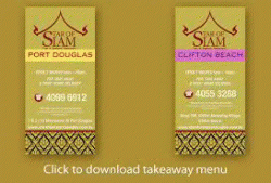 Star of Siam Thai Restaurant Clifton Beach Menu