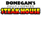Donegan's Steak House Batehaven Menu