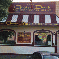Golden Bowl Chinese Restaurant Orange Menu
