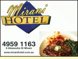 Mirani Hotel Mirani Menu