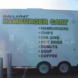 Ballarat Hamburger Cart Ballarat Central Menu