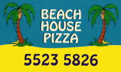Beach House Pizza Portland Menu