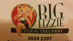 Big Lizzie Pizza Red Cliffs Menu