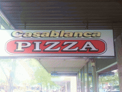 Casablanca Pizza and Pasta Restaurant Shepparton Menu