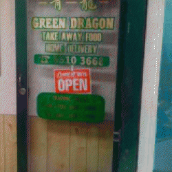 Green Dragon Take Away Food Prahran Menu