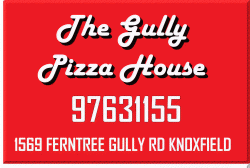 The Gully Pizza House Knoxfield Menu