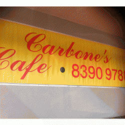 Carbone Cafe Taylors Lakes Menu