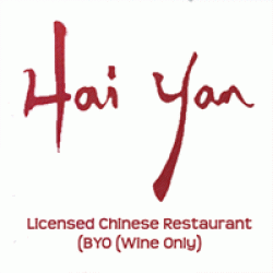 Hai Yan Chinese Restaurant Gisborne Menu