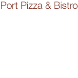 Port Pizza & Bistro Port Fairy Menu