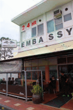 Embassy Cafe West Melbourne Menu