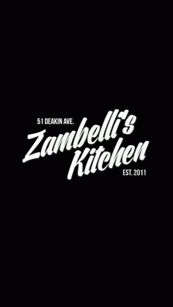 Zambelli's Kitchen Mildura Menu