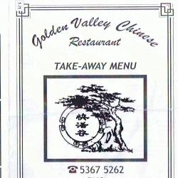 Golden Valley Chinese Restaurant Bacchus Marsh Menu