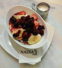 Nadia's Cafe Blacktown Menu