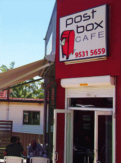 Post Box Cafe Yowie Bay Menu