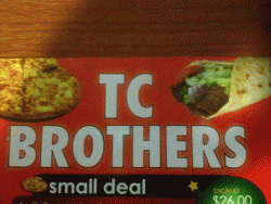 TC Brothers Kebab Bankstown Menu