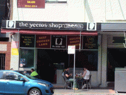The Yeeros Shop Marrickville Menu
