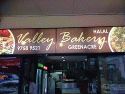 Valley Bakery Greenacre Menu