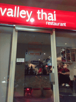 Valley Thai Restaurant Hinchinbrook Menu