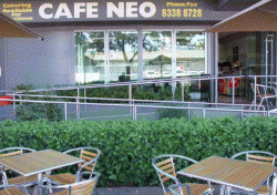 Cafe Neo Mascot Menu
