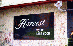 Harvest Mylor Mylor Menu
