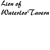Lion Of Waterloo Tavern Wellington Menu
