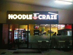 Noodle Craze Yamanto Menu