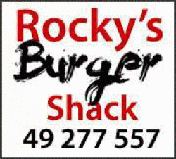 Rocky's Burger Shack Rockhampton City Menu