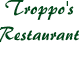 Troppo's Restaurant North Rockhampton Menu